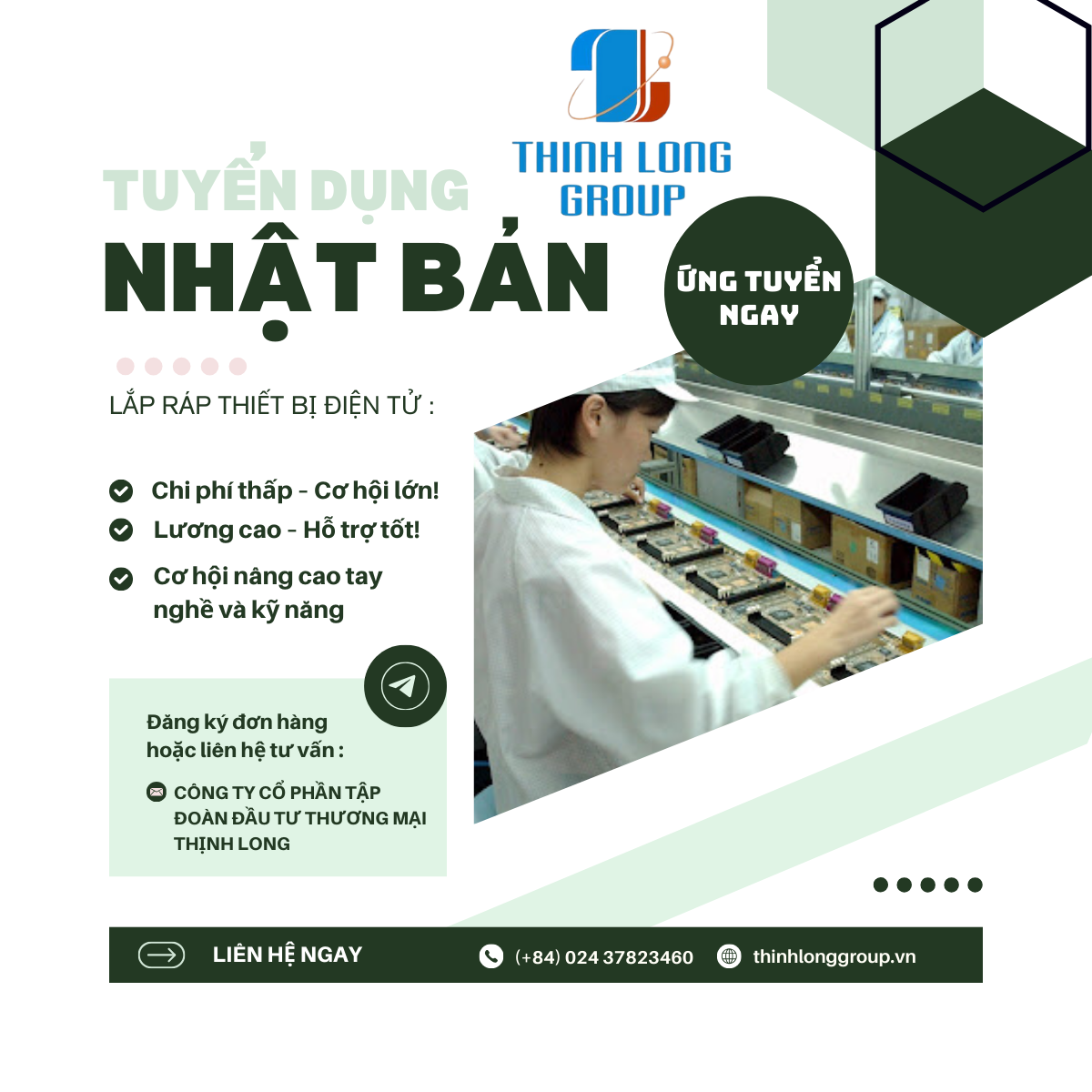 Green And White Minimalist We Are Hiring Linkedin Post