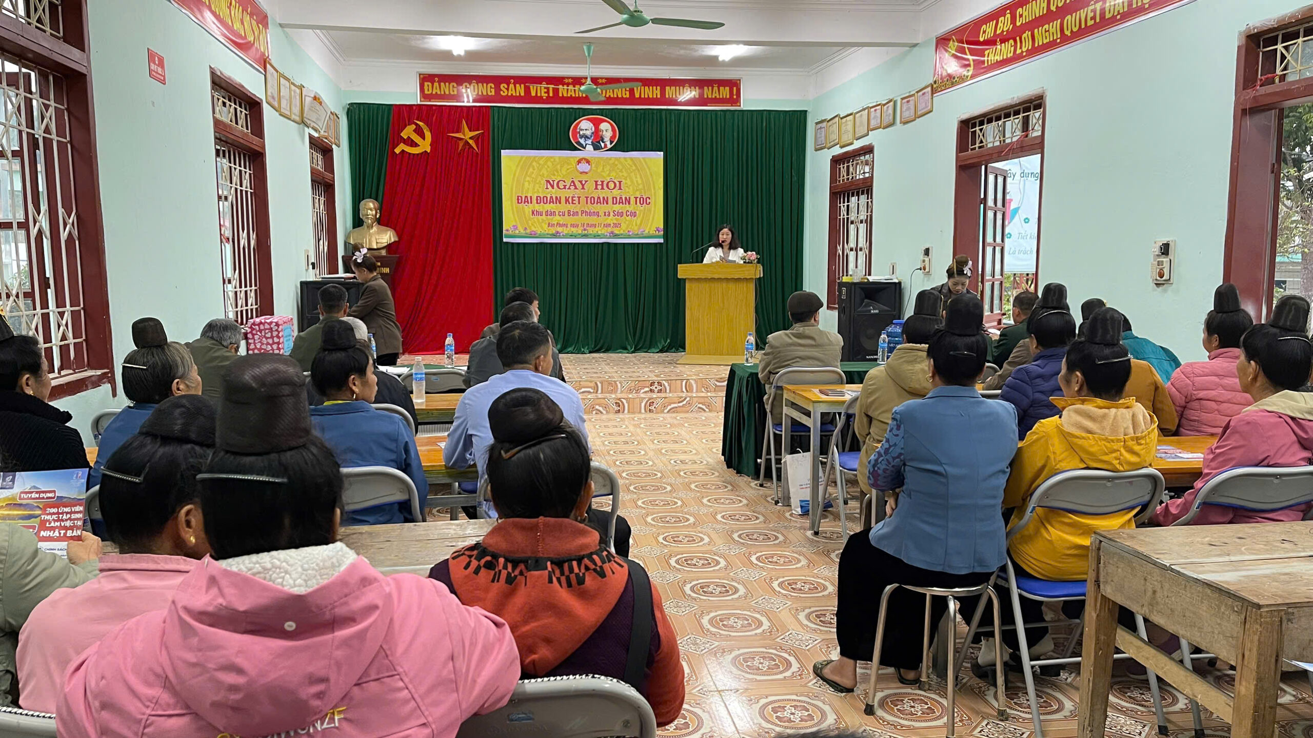 Hội nghị xuất khẩu lao động Nhật Bản – Hàn Quốc – Đài Loan xã Sốp Cộp – Sơn La ngày 18/11/2025